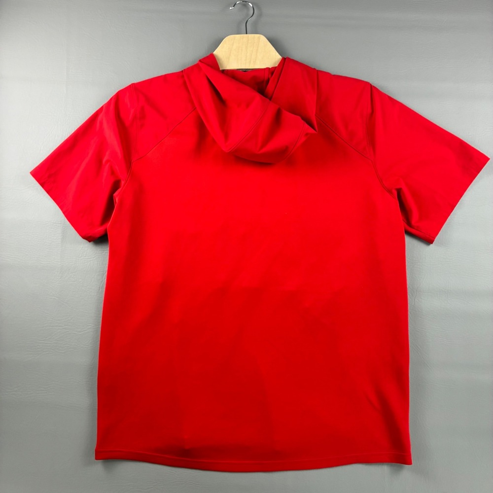 Under Armour Utah Utes Men XL Red 1/2 Zip Short Sleeve Hoodie Pullover Loose Fit - Picture 13 of 16